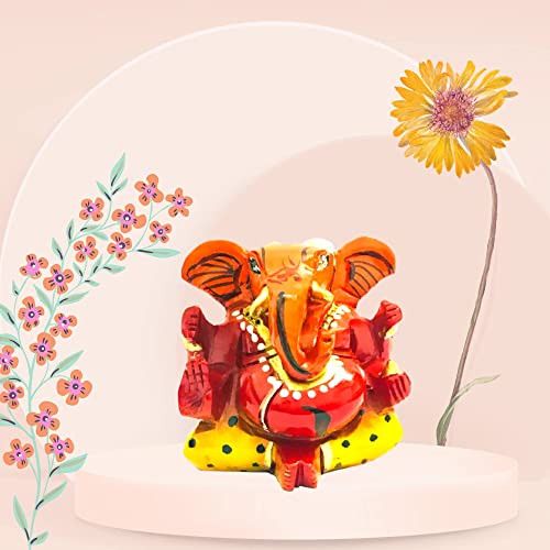 Buy JH Gallery Handcrafted Metal Ganesha Tealight Candle Holder for Home  Decor/Showpiece Decorations Items for Home, Living Room, Pooja Room -  Corporate Gift Items (Antique Yellow) Online at Low Prices in India -