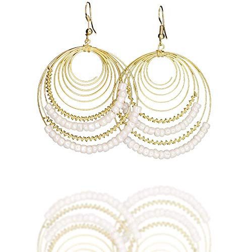 Santarms Beads White Earring | at Lowest price online | santarms.com | Buy online online |