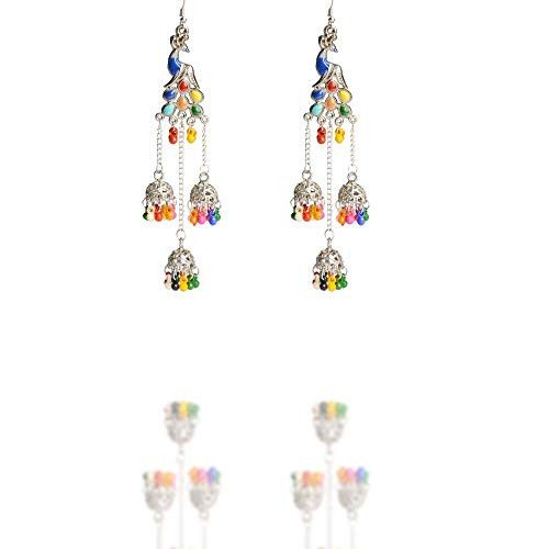 Santarms Silver Multicolor Afghani Earring | Best price online | santarms.com
