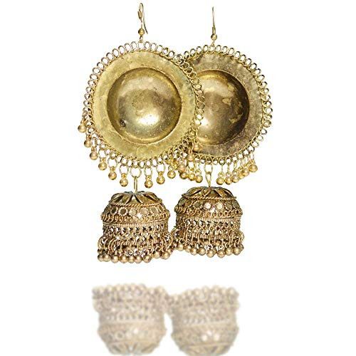 Stunning dual tone , Ethnic style drop earrings, perfect for any occasions,  Gift for Her
