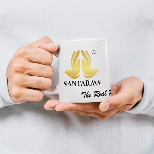 Santarms Branded Stylish Coffee Tea Cup Mug Single - 1 Santarms Branded Cup for Tea Coffee Milk