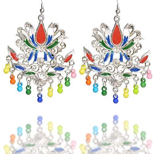 Santarms Ethnic Silver Earring | at Lowest price online | santarms.com
